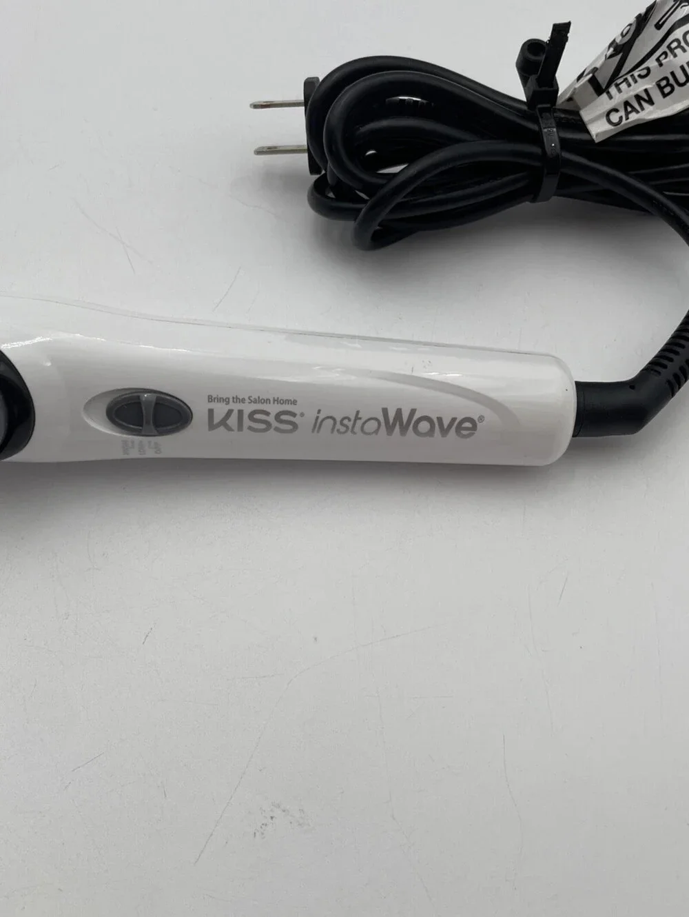 Used- KISS Instawave Automatic Rotating Curling Iron 1” Ceramic Ionic Wand